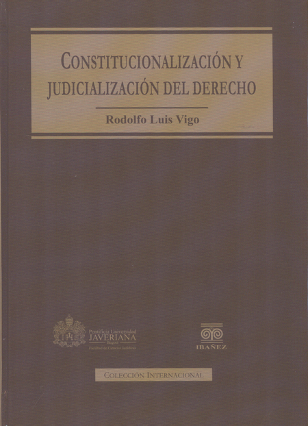 Portada de CONSTITUCIONALIZACION Y JUDICIALIZACION DEL DERECHO