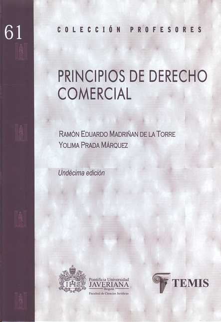 Portada de PRINCIPIOS DE DERECHO COMERCIAL