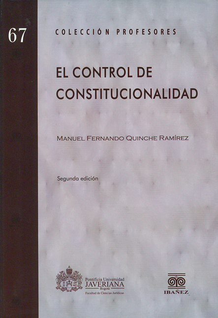 Portada de CONTROL DE CONSTITUCIONALIDAD (2ª ED), EL