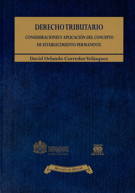 Portada de DERECHO TRIBUTARIO CONSIDERACIONES Y APLICACION DEL CONCEPTO DE ESTABLECIMIENTO PERMANENTE