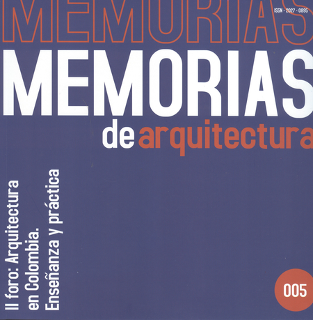 Portada de REV. MEMORIAS DE ARQUITECTURA # 05 II FORO ARQUITECTURA EN COLOMBIA