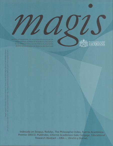 Portada de REV. MAGIS VOL.5 # 11