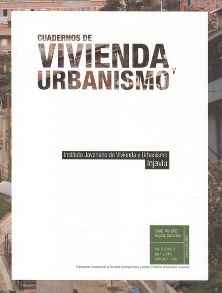 Portada de REV. CUADERNOS DE VIVIENDA VOL.2-3 Y URBANISMO