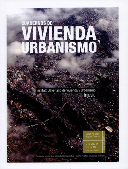 Portada de REV. CUADERNOS DE VIVIENDA VOL.8-15