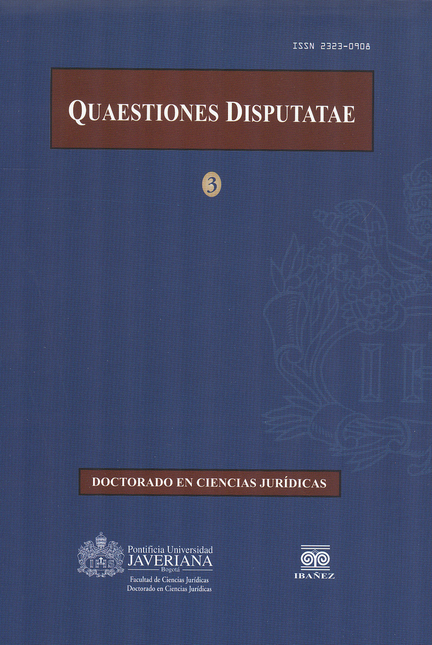 Portada de REV. QUAESTIONES DISPUTATAE # 03