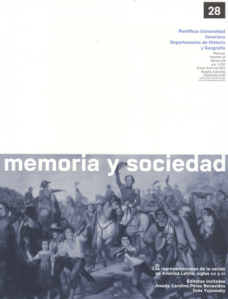 Portada de REV. MEMORIA Y SOCIEDAD # 028 de VARIOS, Autores