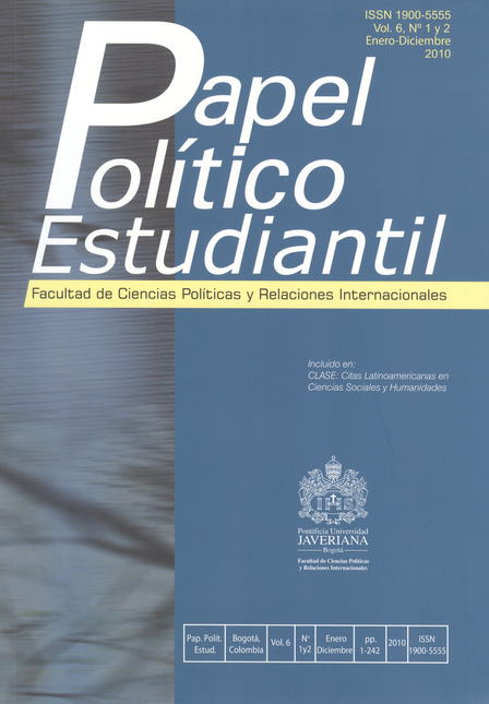 Portada de REV. PAPEL POLITICO ESTUDIANTIL VOL 6-1 Y 2