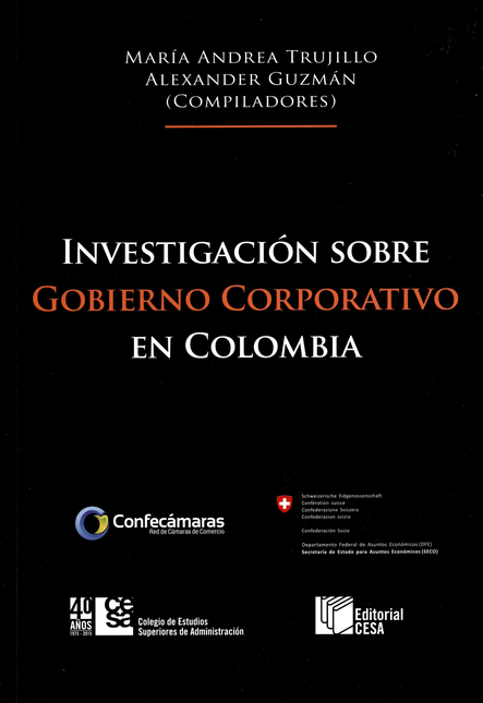 Portada de INVESTIGACION SOBRE GOBIERNO CORPORATIVO EN COLOMBIA