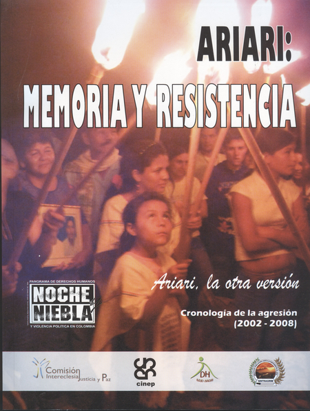 Portada de REV. NOCHE Y NIEBLA CASO TIPO # 008 ARIARI: MEMORIA Y RESISTENCIA