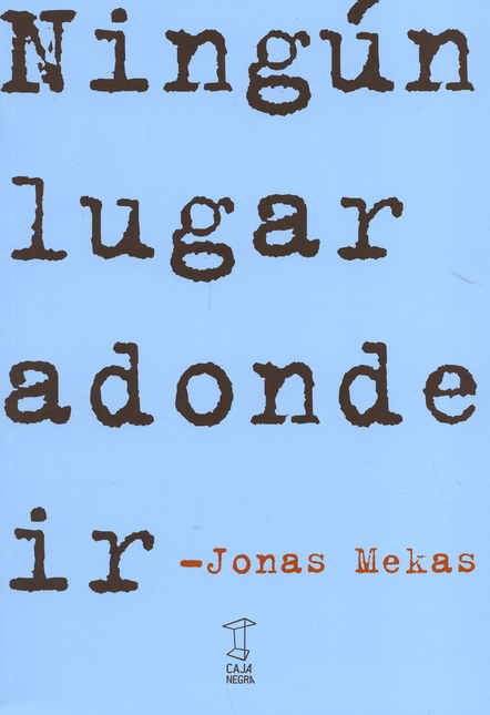 Portada de NINGUN LUGAR ADONDE IR