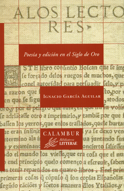 Portada de POESIA Y EDICION EN EL SIGLO DE ORO