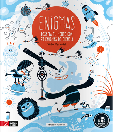 Portada de ENIGMAS DESAFIA TU MENTE CON 25 ENIGMAS DE CIENCIA