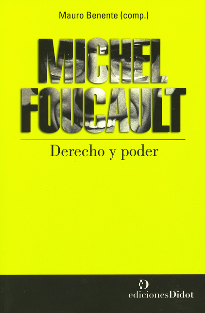 Portada de MICHEL FOUCAULT DERECHO Y PODER