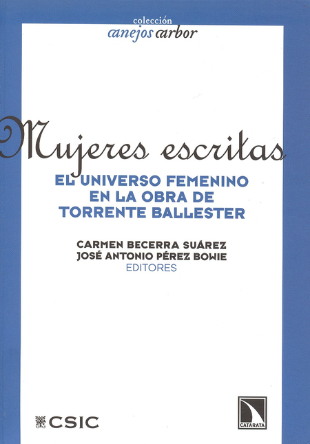 Portada de MUJERES ESCRITAS. EL UNIVERSO FEMENINO EN LA OBRA DE TORRENTE BALLESTER
