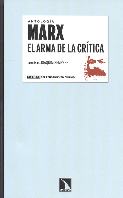 Portada de MARX EL ARMA DE LA CRITICA