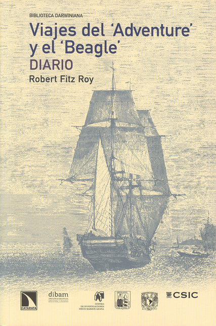 Portada de VIAJES DEL ADVENTURE Y EL BEAGLE. DIARIO