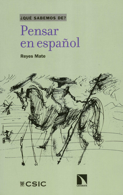 Portada de PENSAR EN ESPAÑOL de MATE, Reyes