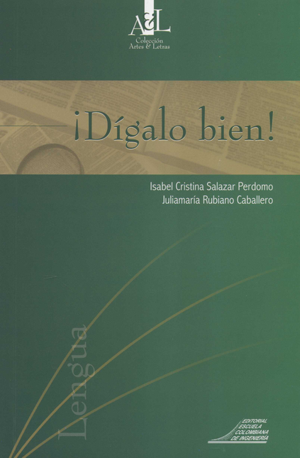 Portada de DIGALO BIEN