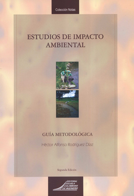 Portada de ESTUDIOS DE IMPACTO AMBIENTAL GUIA METODOLOGICA