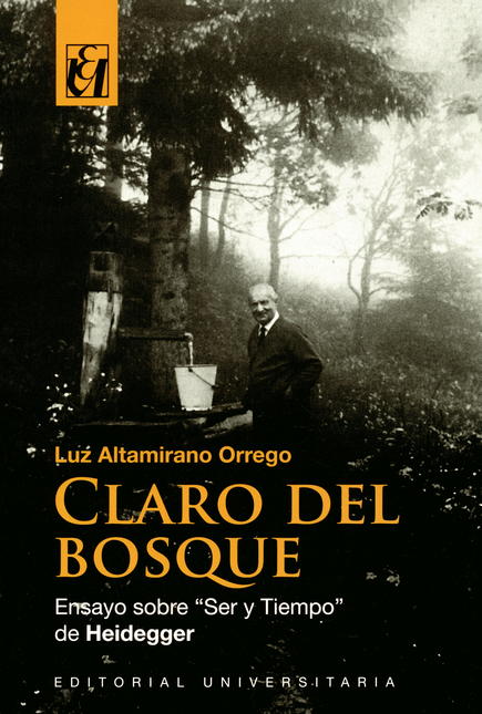 Portada de CLARO DEL BOSQUE ENSAYO SOBRE SER Y TIEMPO DE HEIDEGGER