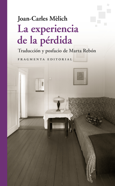 Portada de EXPERIENCIA DE LA PERDIDA, LA de MÉLICH, Joan Carles