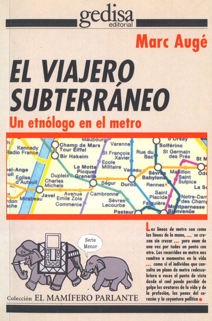 Portada de VIAJERO SUBTERRANEO UN ETNOLOGO EN EL METRO, EL