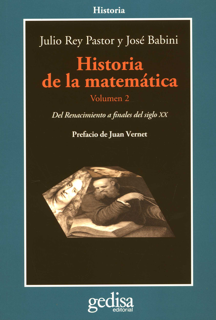 Portada de HISTORIA DE LA MATEMATICA (2) DEL RENACIMIENTO A FINALES DEL SIGLO XX