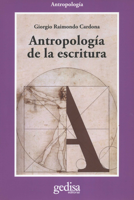 Portada de ANTROPOLOGIA DE LA ESCRITURA