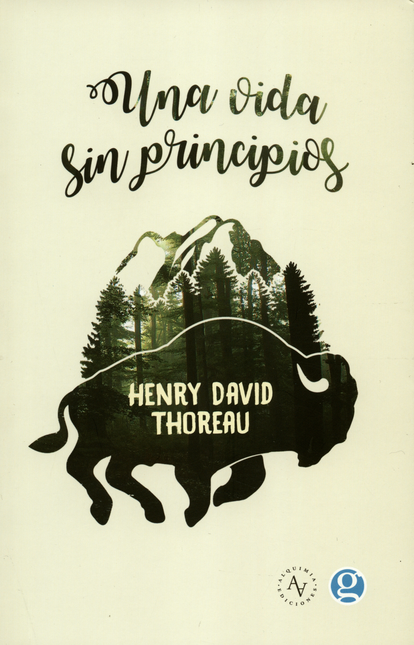 Portada de UNA VIDA SIN PRINCIPIOS de THOREAU, Henry David