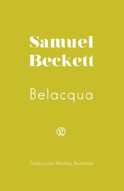 Portada de BELACQUA de BECKETT, Samuel