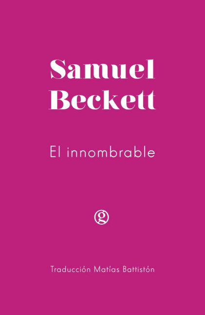 Portada de INNOMBRABLE (REIMP. COL/2025), EL
