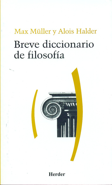 Portada de BREVE DICCIONARIO DE FILOSOFIA