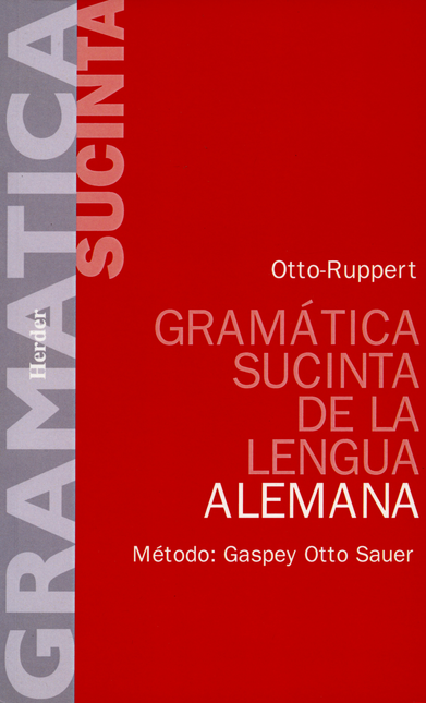 Portada de GRAMATICA SUCINTA DE LA LENGUA ALEMANA