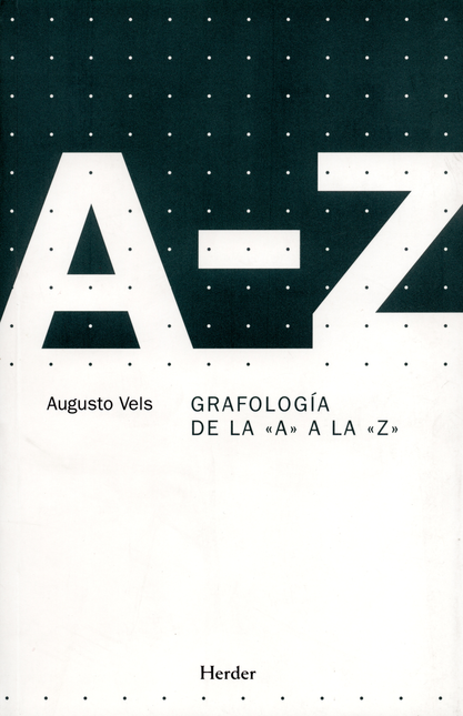 Portada de GRAFOLOGIA DE LA A A LA Z