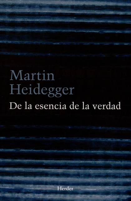Portada de DE LA ESENCIA DE LA VERDAD