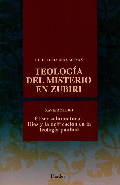 Portada de TEOLOGIA DEL MISTERIO EN ZUBIRI