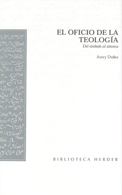 Portada de OFICIO DE LA TEOLOGIA. DEL SIMBOLO AL SISTEMA, EL