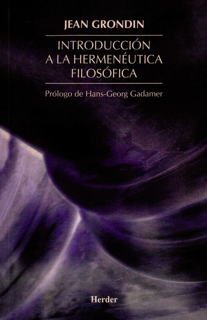 Portada de INTRODUCCION A LA HERMENEUTICA FILOSOFICA