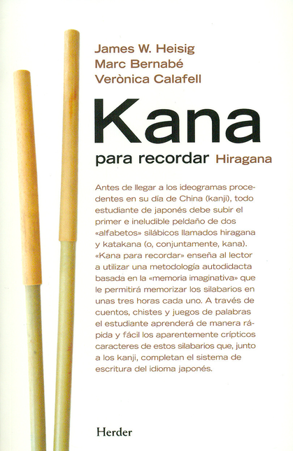 Portada de KANA PARA RECORDAR