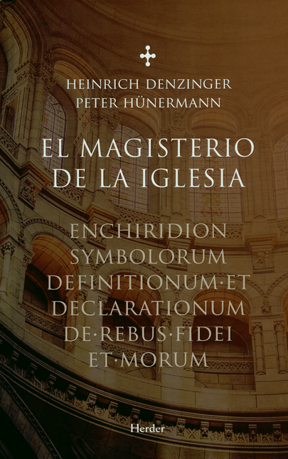 Portada de MAGISTERIO DE LA IGLESIA (2ª ED). ENCHIRIDION SYMBOLORUM DEFINITIONUM, EL