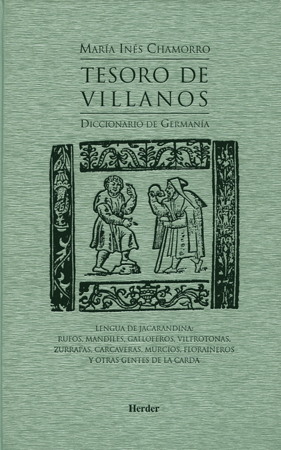 Portada de TESORO DE VILLANOS DICCIONARIO DE GERMANIA