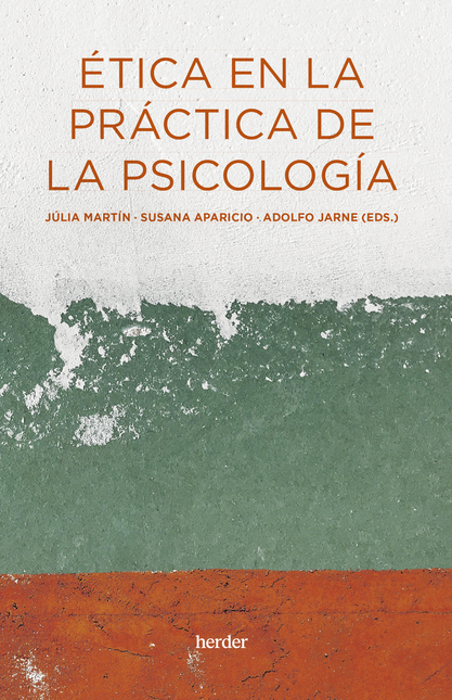 Portada de ETICA EN LA PRACTICA DE LA PSICOLOGIA