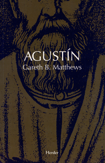 Portada de AGUSTIN de MATTHEWS, Gareth B.