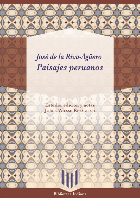 Portada de PAISAJES PERUANOS de RIVA AGÜERO, José De La