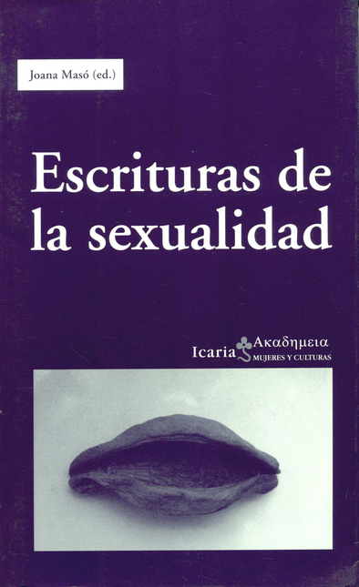 Portada de ESCRITURAS DE LA SEXUALIDAD