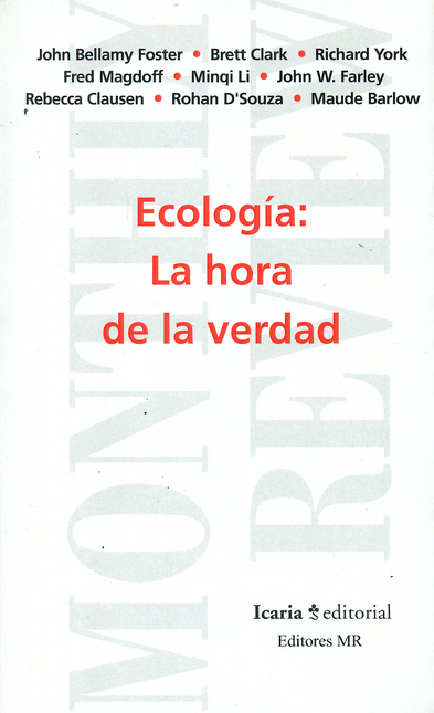 Portada de ECOLOGIA LA HORA DE LA VERDAD