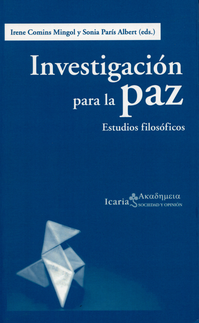 Portada de INVESTIGACION PARA LA PAZ. ESTUDIOS FILOSOFICOS