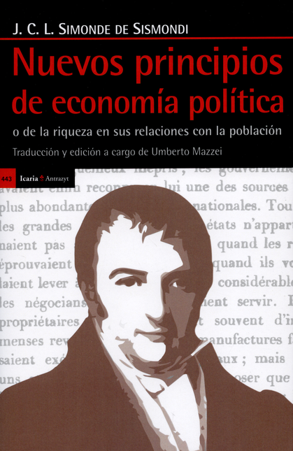 Portada de NUEVOS PRINCIPIOS DE ECONOMIA POLITICA O DE LA RIQUEZA EN SUS RELACIONES CON LA POBLACION
