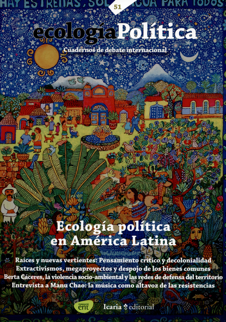 Portada de REV. ECOLOGIA POLITICA # 051 ECOLOGIA POLITICA EN AMERICA LATINA ENTREVISTA A MANU CHAO