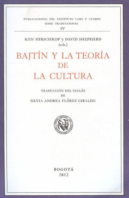 Portada de BAJTIN Y LA TEORIA DE LA CULTURA